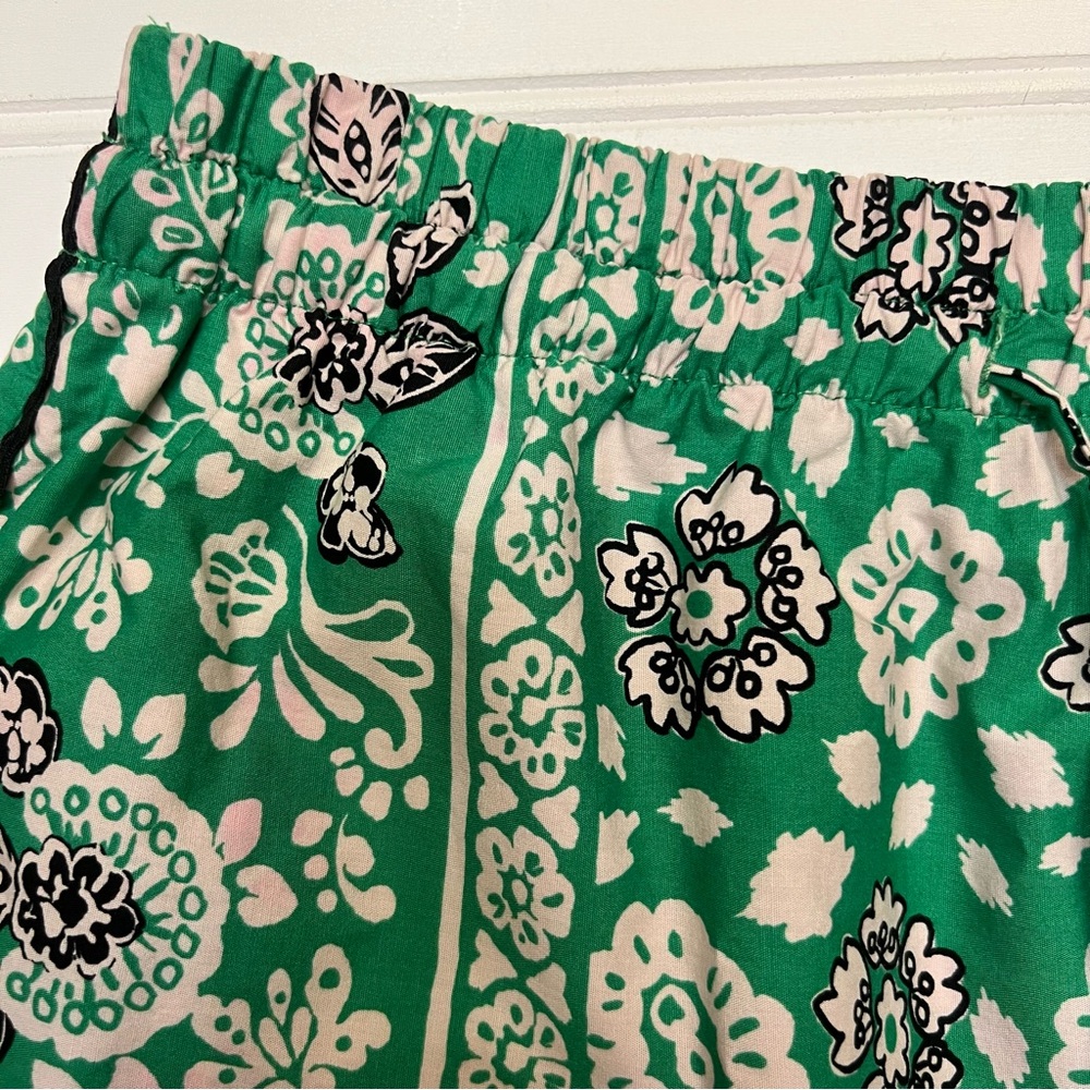 Zara Green Patterned Women Shorts - Picture 15 of 16